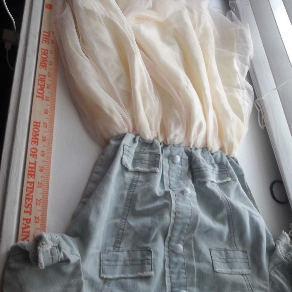 Jean lace dress